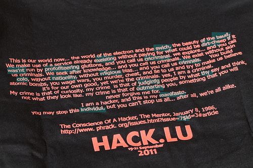 Crypto Challenge Hack.lu 2011
