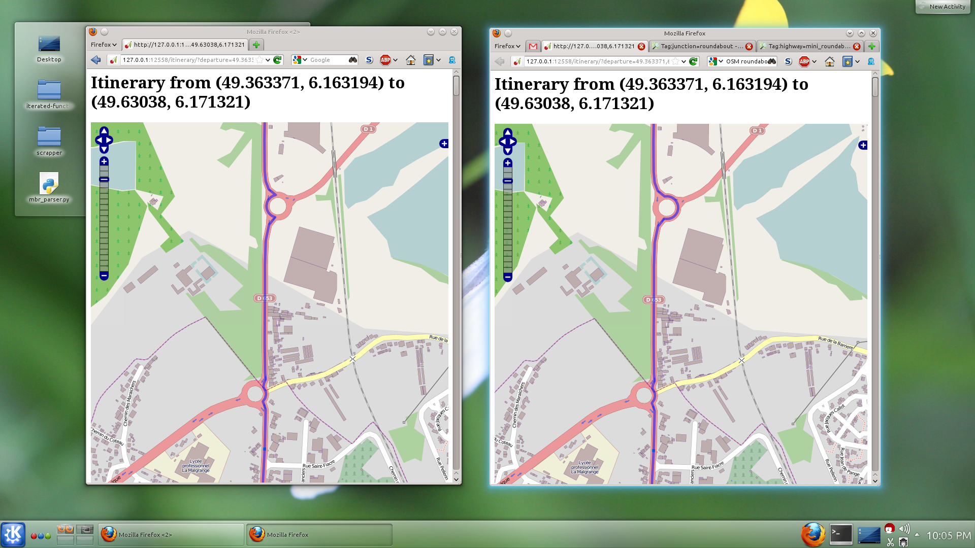 OpenStreetMap - Roundabout