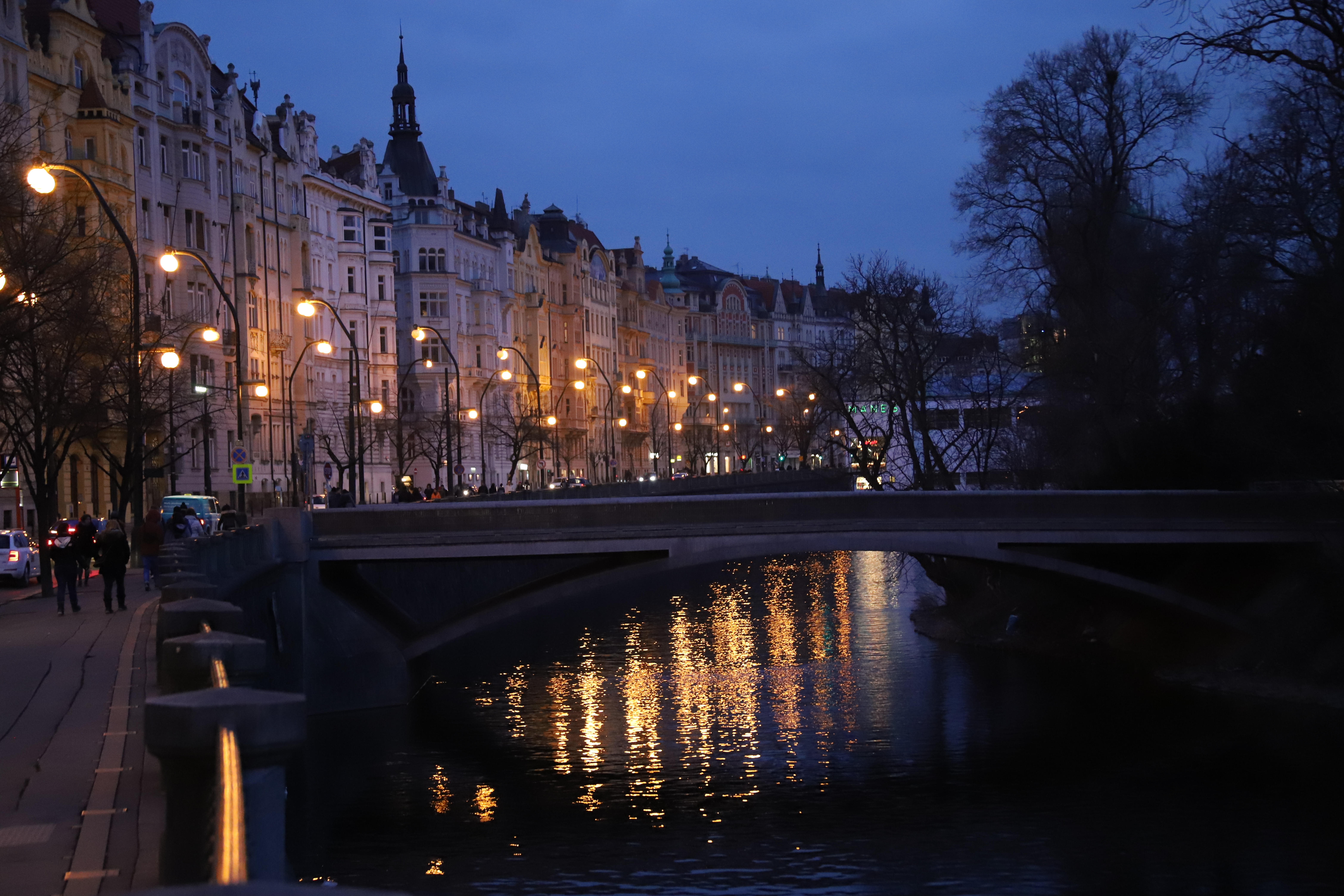 Masarykovo nábřeží - Prague, Czechia &#8211; February 18th 2018 - Canon EOS 6D Mark II, 70mm ƒ/5.0